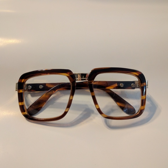 NWT True Vintage Cozal like style fashion square clear lens glasses - Picture 4 of 10